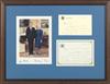 BUSH, GEORGE HERBERT WALKER. Two brief Autograph Letters Signed, George Bush.